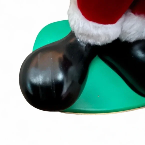 Festive Santa Bunny Figurine in Red and White - Picture 4 of 7